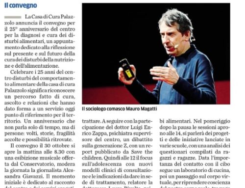 Anche “La Provincia”, quotidiano di Como, dedica uno spazio al nostro convegno per il 25° del CDCA